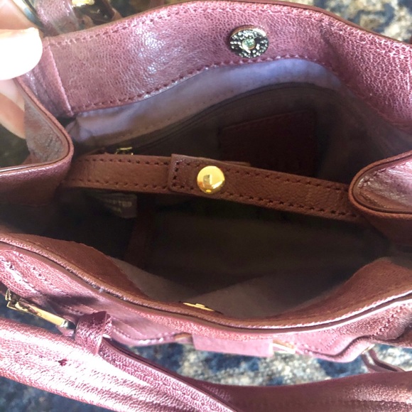 Kooba Mini Jonnie Leather Crossbody Bag in Chianti - Picture 4 of 7